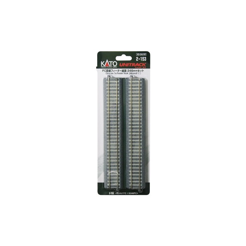 HO gauge 2-153 HO unitrack PC line feeder line 246mm