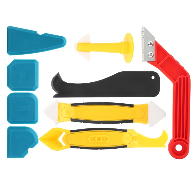 9pc set Caulking Finisher Tool Multi Functional Silicone Sealant Spatula