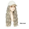 AliRobam Synthetic Wig Hat with Natural Wave hair Extensions attached