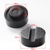 YIXISI Trolley Jack Rubber Pad 2 Pack, V-Groove Rubber Universal