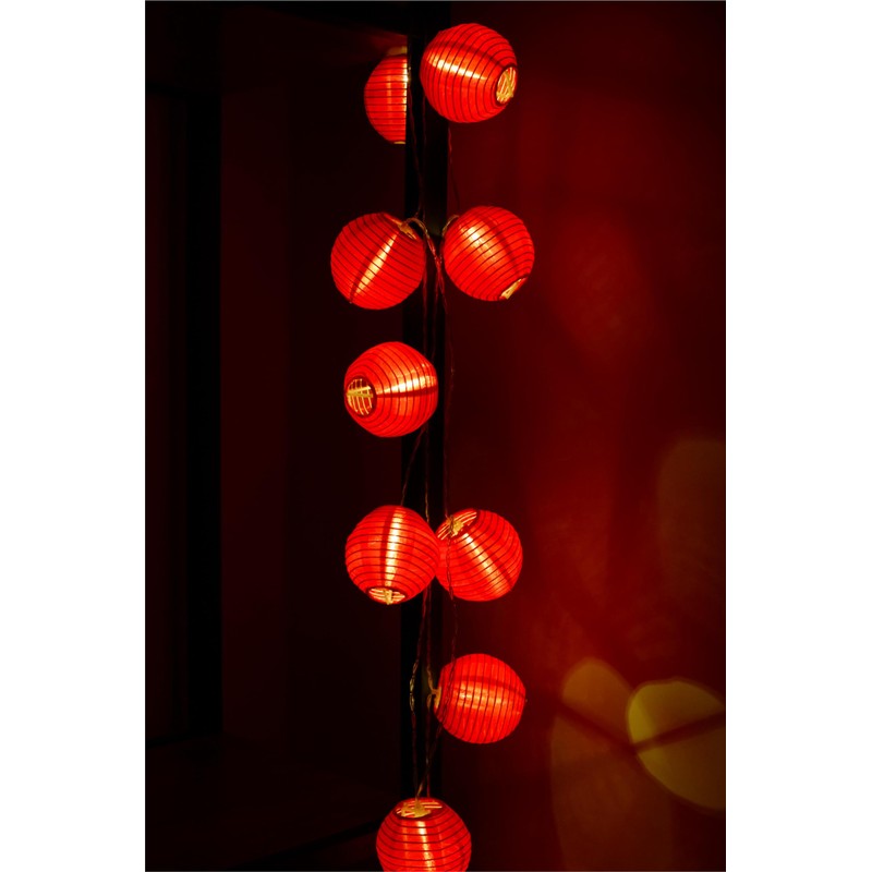 Chinese New Year Decorations 2026 Chinese Lanterns Lights 9.4Ft Lantern