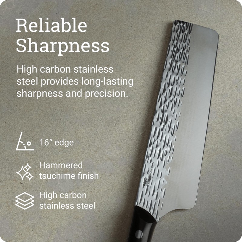 Kai PRO 6" Nakiri Knife, Hand Sharpened Vegetable Knife, Japanese