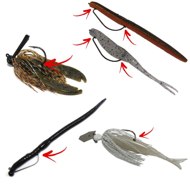 Bait Pegs (100 Pack) - Rubber pegs for Pegging Soft