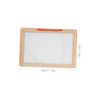 SEWACC Mini Chalkboard Sign Stand A4 Size Soft Magnetic Board