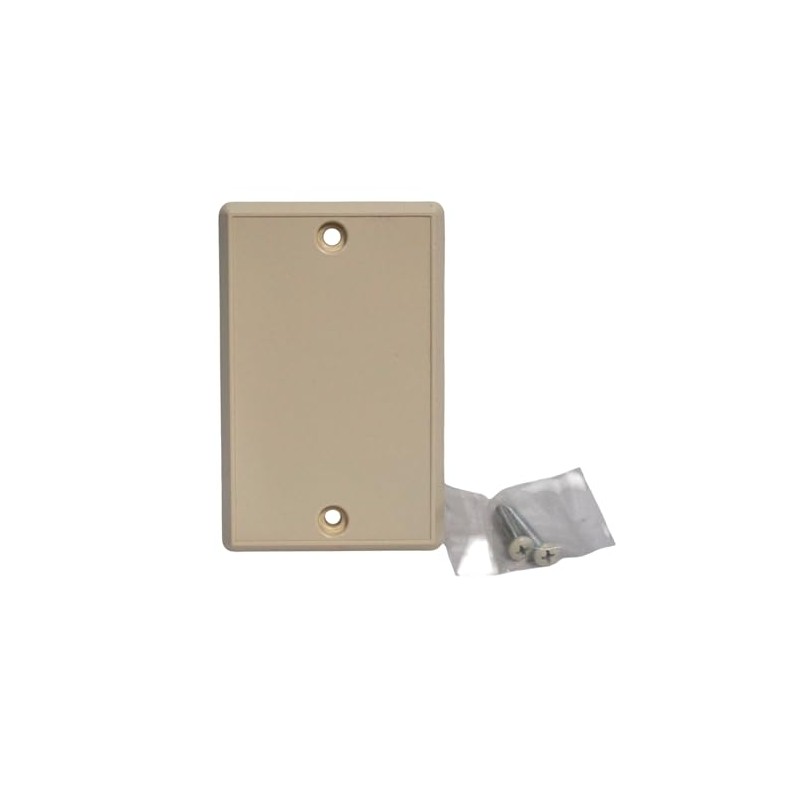 Central Vacuum Cleaner Blank Inlet Cover Almond