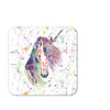 Coaster Unicorn Coasters Watercolour Art Gift Work Office Dining Tea