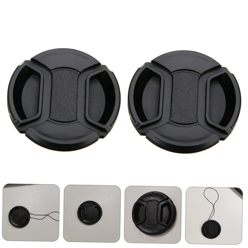 TEHAUX 4 Pcs Lens Cover Replacement Dustproof Splashproof Camera Lens
