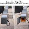 Aluminum RV Bumper End Cap 2 Pack, Fits 4"x4" Square