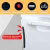 UEAVOID Pack of 4 Door Edge Protection Strips Carbon Fibre