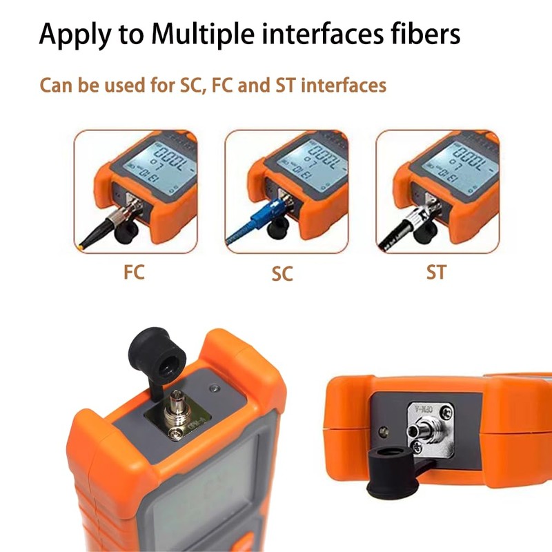 FTTH Optical Power Meter -70dBm - +6dBm Portable Optical Cable