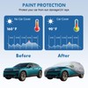 KEYOOG 6-Layer Full Car Cover is All-Weather Waterproof, All Seasons,