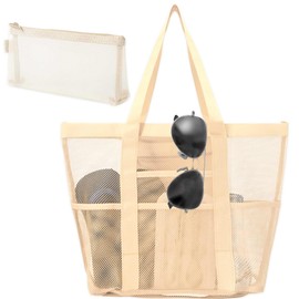 BACH AND BOOZY Beach Bag Women's Shoulder Bag for Holiday Travel Beach Summer for Women, White