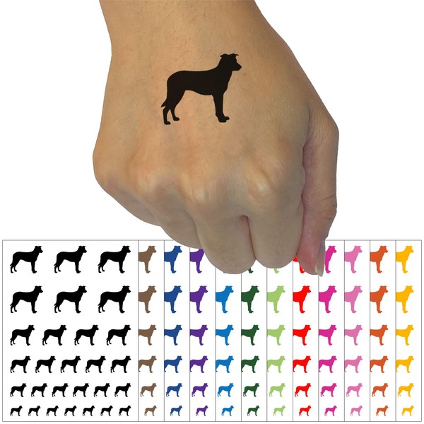 Chinook Dog Solid Temporary Tattoo Water Resistant Fake Body Art