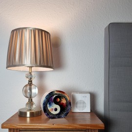 Yin and Yang Watercolour Money Box Symbol for Balance Harmony Black White Circle of Opposite