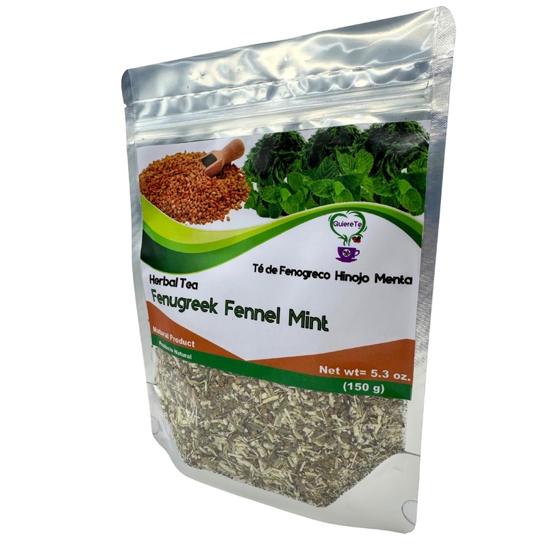 Quiere Te, Te Fenogreco Hinojo y Menta 150 Gramos