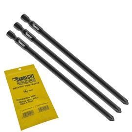 3 x SabreCut SC127PH2A_3 127mm PH2 Compatible with Makita 6832 6833 6835 6836 6837 DWD P-66254 Drywall Screwdriver Gun Bit with Automatic Feed Single Side Phillips No.2 Heavy Duty