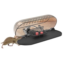 Large Mousetrap, Household Mousetrap, Indoor Mousetrap, Fast, Effective, Hygienic and Safe Mousetrap for Home and Pets - 1 Pack