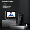 Dpofirs Timbre con Vídeo Inalámbrico, Vídeo HD 1080P, Visión Nocturna