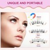 Jefuzh Magnetic Eyelashes,Magnetic lashes,Reusable Magnetic Eyelashes with Applicator,Magnetic Eyelashes Natural