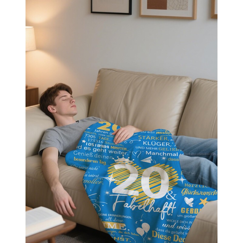 35th Birthday Blanket Bedspreads for Women Men Happy Birthday Gifts
