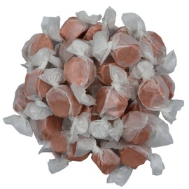 Gourmet Soft and chewy Salt Water Taffy Candies - Individually Wrapped - Bulk bags (Caramel, 2 Pound (Pack of 1))