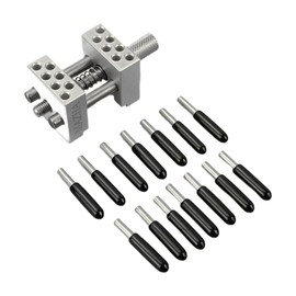 Colcolo Bench Vise Small Bench Clamp Professional Bench Vice Clamp Watch Holder for Models Hobbies Professional Crafts Model Making