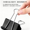 Double Clips Medium 15mm 120pcs Black Metal Paper Clips Document