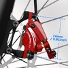 DYISLAND XT-7 XT-7 Hydraulic Disc Brakes Calipers,Line Pulling/Cable Actuated Front