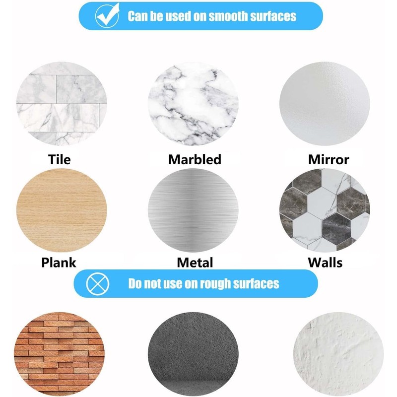 AccEncyc Suction Cup 65mm/2.5'' Glass Suction Pads Clear PVC Sucker