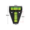 Mini Spirit Level for Caravan and Motorhome Levelling, Black, Portable