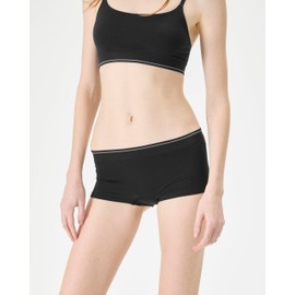 Florence By Mills | Cozy Crush Seamless Boyshorts for Women | Black | 2 Pack Large