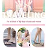 3 Pairs Transparent Silicone Thong Sandal Self-Adhesive Forefoot Cushion with
