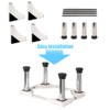 SSEHCWAN Washer and Dryer Stands, Washing Machine Stand Base Adjustable