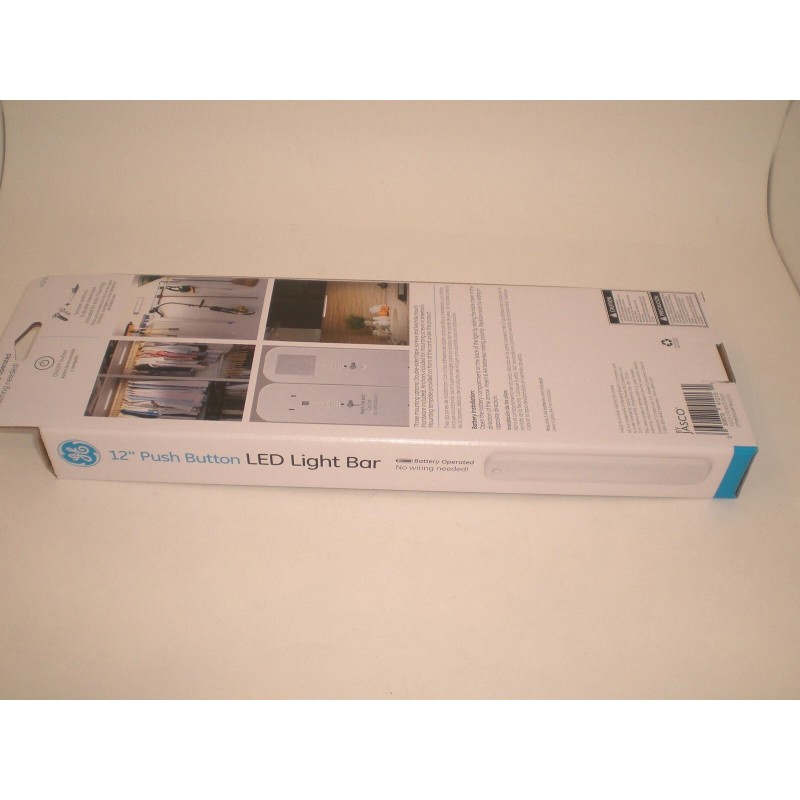 GE 12'' PUSH BUTTON LED LIGHT BAR BATTERY OPERATED