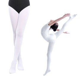 EULANT Girls Ballet Tights,90D Thick Footed Dance Tights for Kids,Women's Opaque Tights Stretch Pantyhose Leggings for Dance & School
