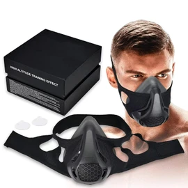 Training Altitude Mask, High Elevation Sport Mask to Improve Lung Capacity, 24 Level Breathing Resistance Fitness Mask Lung Training Endurance, for All Sport: Running, Cardio, Cycling, Gym, Runing