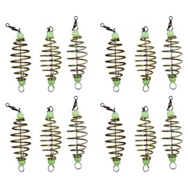 24Pcs Fishing Bait Trap Cage Feeder Basket Holder Coarse Lure Feeder Carp Lure Fish Accessories