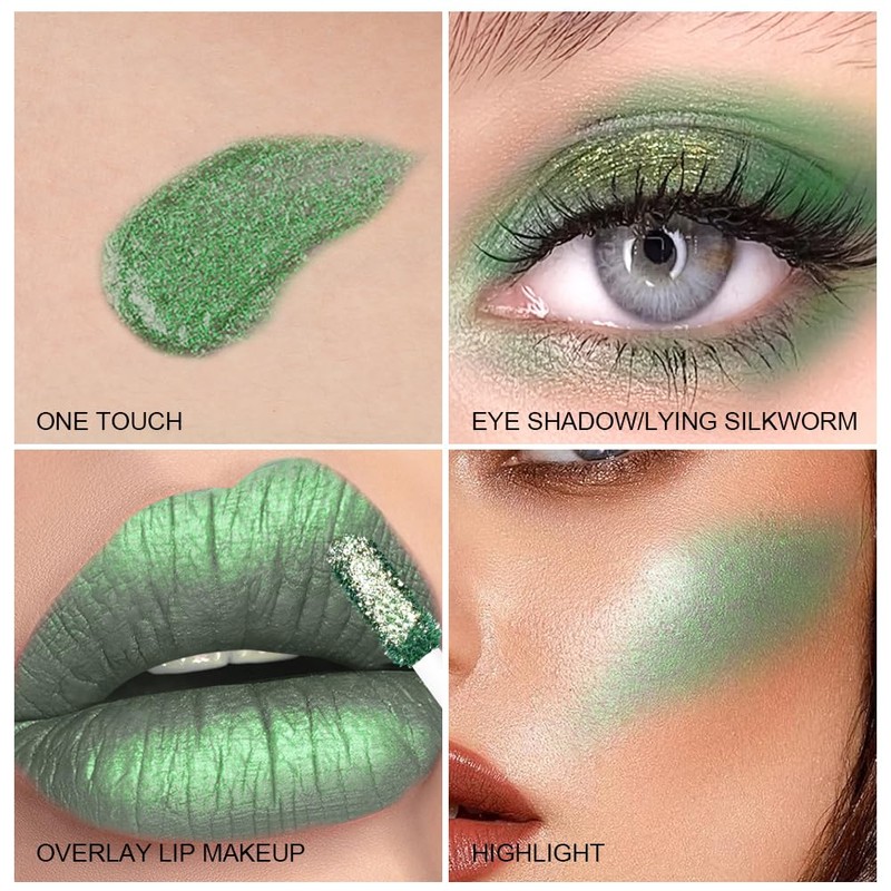 Diamond Shimmer Eyeshadow, Quick-Dry & Long Lasting Liquid Eye Shadow