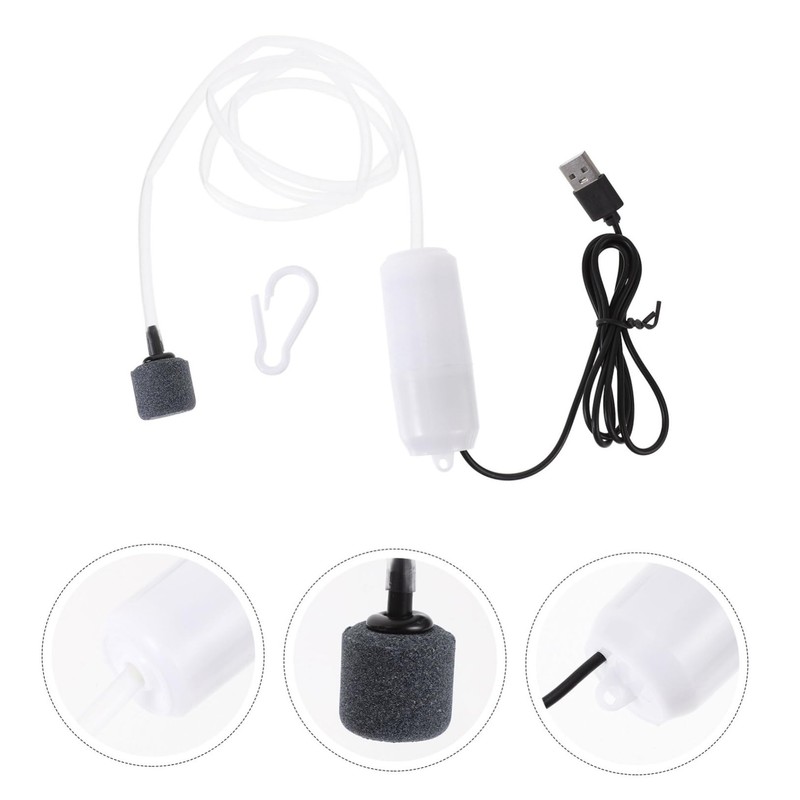 DOITOOL 1set USB Oxygen Pump for Fish Tank Mini Fish