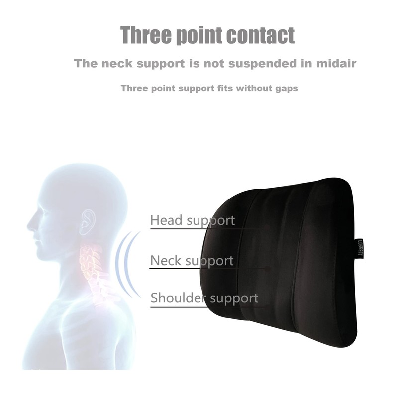 Forbell Premium Memory Foam Car Neck Pillow with Washable Cover