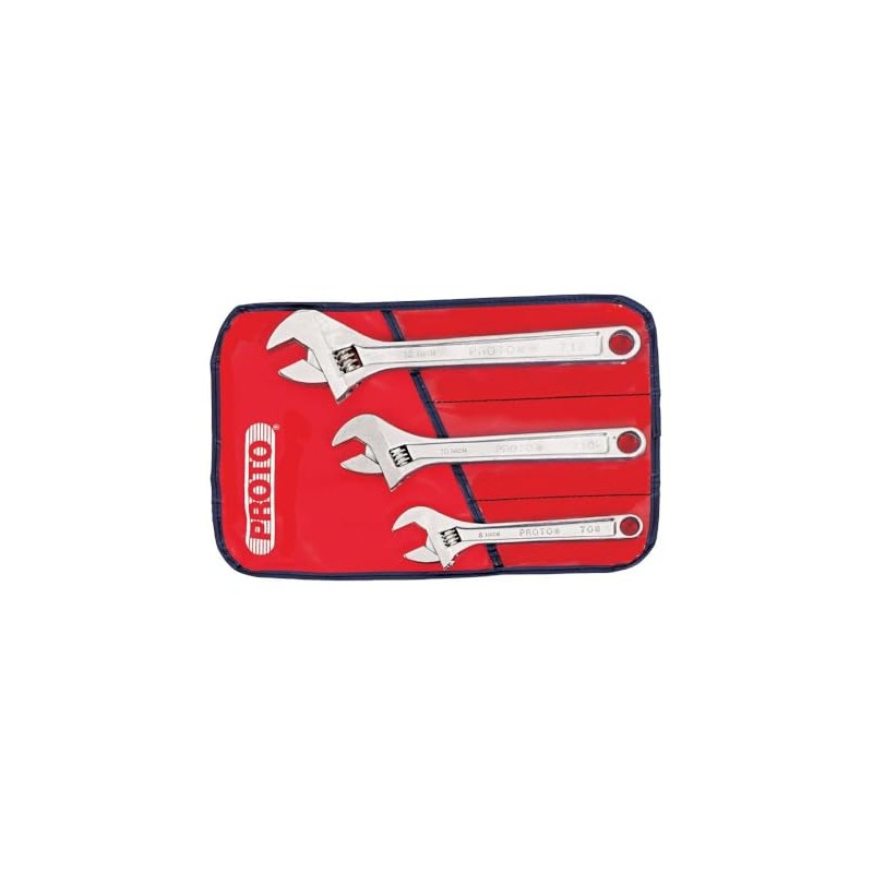 Proto J795A 3 PIECE ADJUSTABLE WRENCH SET
