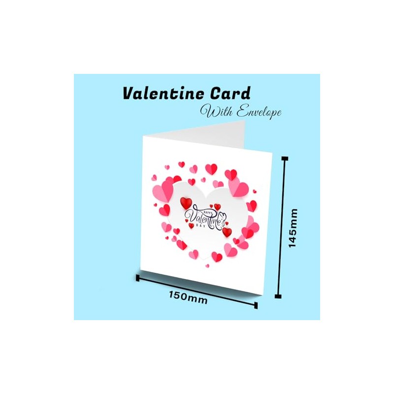 Papa Prints Valentines Cards with envolpe (145 x 150 mm)