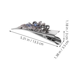 VICASKY 3pcs Retro Metal Hair Clips with Rhinestones Vintage Hair Barrettes for Everyday and Special Occasions Versatile Styling Accessories for Women