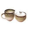 Milk & Sugar Set Gothic Reactive Glaze Ceramic Creamer Kitchen