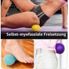 XxinXrong Fascia Ball Massage Set of 3 Hedgehog Balls with