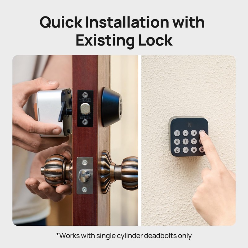 Anona Holo Wi-Fi Smart Lock with Keypad, Keyless Entry Deadbolt