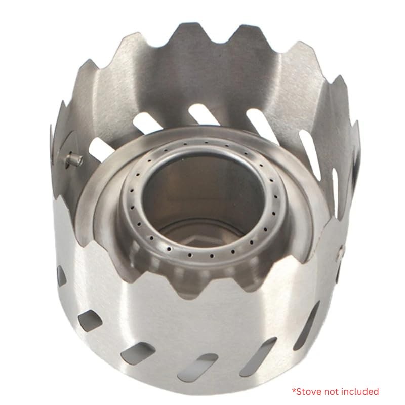Alcohol Stove Windscreen Ultralight 2-in-1 Stove Rack and Wind Screen