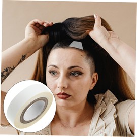FOMIYES 4 Rolls Wig Film Double Side Tape Glue for Wigs Lace Wig Glue Wig Installation Kit Wig Tape for Lace Wigs Wig Accessories to Hold Wig on White Double Sided Tape Hair Tissue