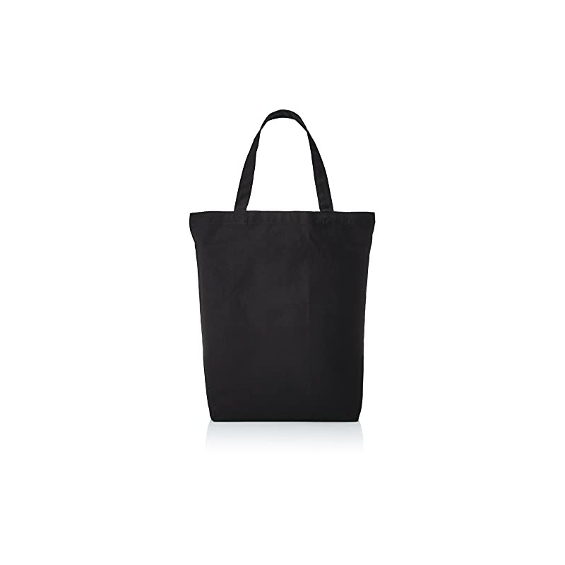 Printstar TCL 00781-TCL_M Light Canvas Tote, Black