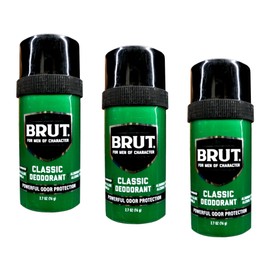 BRUT Classic Round Stick Deodorant 2.7 Ounces (Pack of 3)